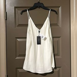 NWT Lafayette 148 Bias Silk Camisole Sz Medium